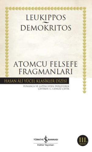 Atomcu Felsefe Fragmanları - Hasan Ali Yücel Klasikleri %31 indirimli 