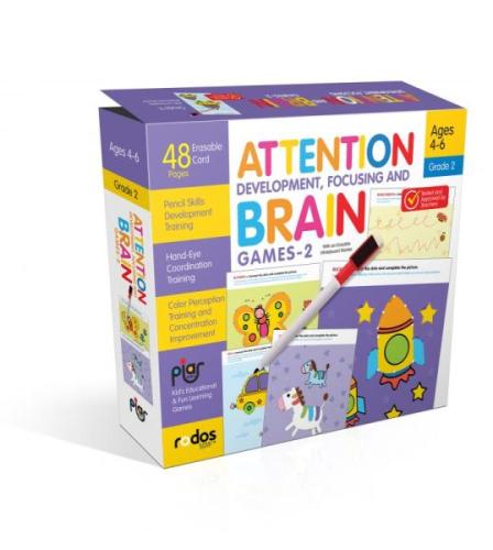 Attention Development, Focusing and Brain Games-2 - Grade-Level 2 - Ag