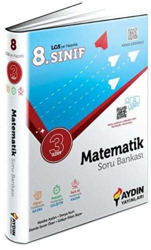 Aydın Yayınları 8. Sınıf Matematik Üç Adım Soru Bankası Kolektif