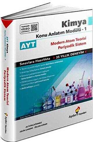 Aydın Yayınları AYT Kimya Konu Anlatım Modülü 1 Atom Teorisi-Periyodik