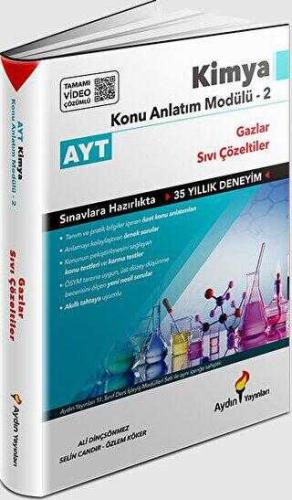 Aydın Yayınları AYT Kimya Konu Anlatım Modülü 2 Gazlar ve Sıvı Çözelti