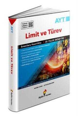 Aydın Yayınları AYT Limit ve Türev Aytuğ Çağlayan