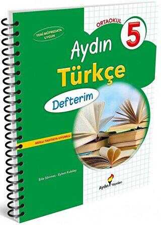 Aydın Yayınları Ortaokul 5 Aydın Türkçe Defterim Kolektif