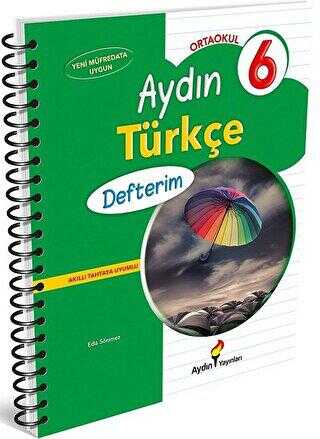 Aydın Yayınları Ortaokul 6 Aydın Türkçe Defterim Eda Sönmez