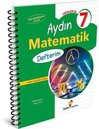 Aydın Yayınları Ortaokul 7 Aydın Matematik Defterim Derya Kurt