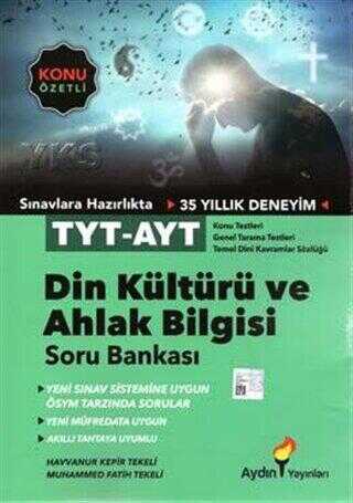 Aydın Yayınları TYT-AYT Din Kültürü ve Ahlak Bilgisi Soru Bankası Kole