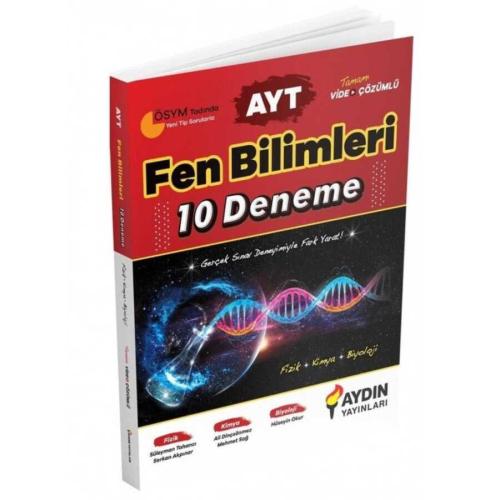 AYT Fen Bilimleri 10 Deneme Ali Dinçsönmez