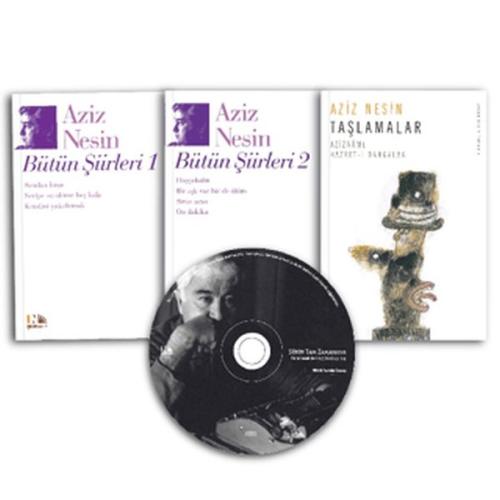 Aziz Nesin'den Şiirler: 3 Kitap 1 CD Aziz Nesin
