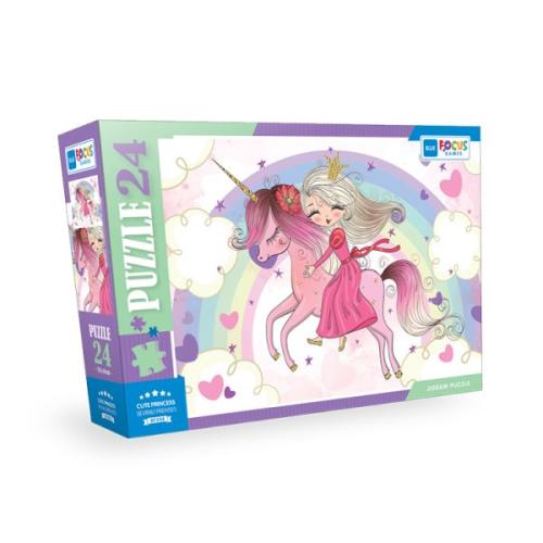 Blue Focus - Cute princess (Sevimli Prenses) - Puzzle 24 Parça %20 ind