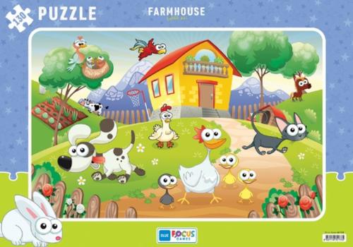 Blue Focus Farmhouse (Çiftlik Evi) - Puzzle 130 Parça %20 indirimli