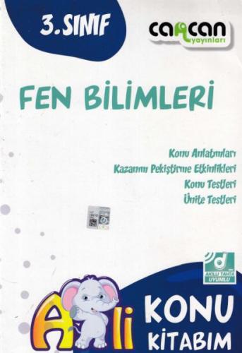 Cancan 3. Sınıf Fen Bilimleri Afilli Konu Kitabım (Yeni) %25 indirimli