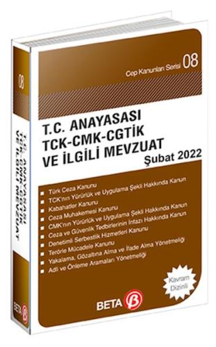 Cep Kanunlar Serisi 08 - T.C. Anyasası TCK-CMK-CGTİK-PVSK ve İlgili Me