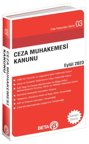 Cep Kanunları Serisi 03 - Ceza Muhakemesi Kanunu (Cep Boy) %3 indiriml