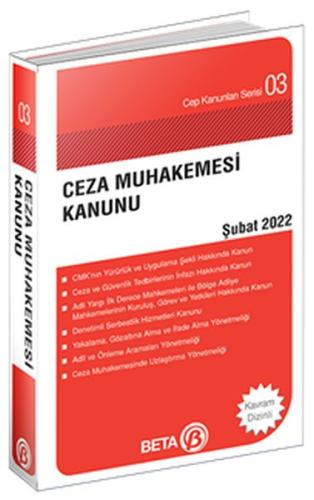 Cep Kanunları Serisi 03 - Ceza Muhakemesi Kanunu Şubat 2022 %3 indirim