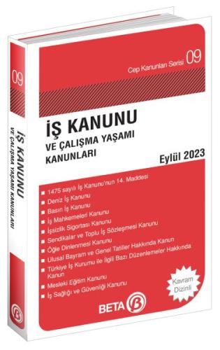 Cep Kanunları Serisi 09 - İş Kanunu ve Çalışma Yaşamı Kanunları Celal 