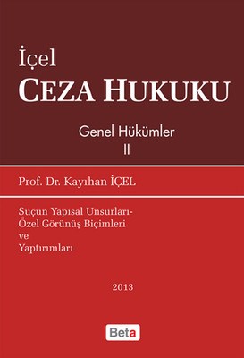 Ceza Hukuku Genel Hükümler II %3 indirimli Kayıhan İçel