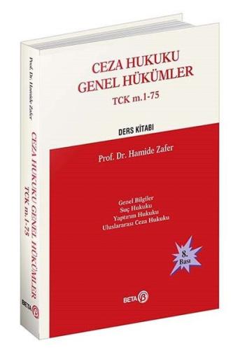 Ceza Hukuku Genel Hükümler TCK m.1-75 Ders Kitabı %3 indirimli Hamide 