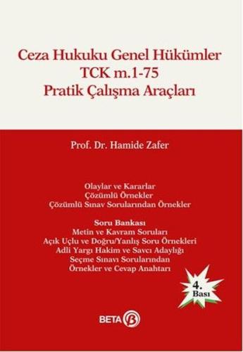 Ceza Hukuku Genel Hükümler TCK m.1-75 Pratik Çalışma Araçları %3 indir