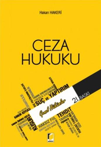 Ceza Hukuku Genel Hükümler Hakan Hakeri