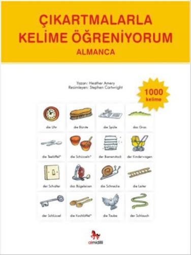 Çıkartmalarla Kelime Öğreniyorum - Almanca 1000 Kelime %14 indirimli H