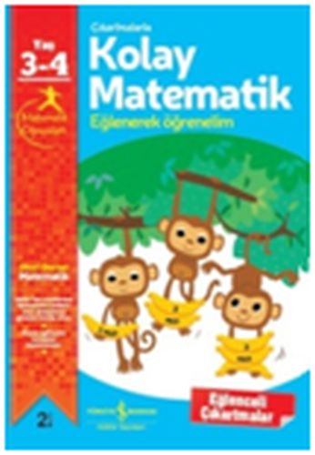 Çıkartmalarla Kolay Matematik Eğlenerek Öğrenelim 3-4 Yaş %31 indiriml