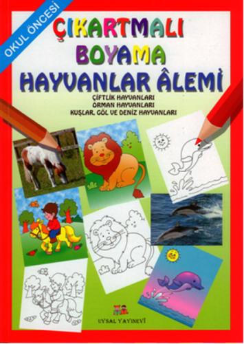 Çıkartmalı Boyama - Hayvanlar Alemi Mürşide Uysal