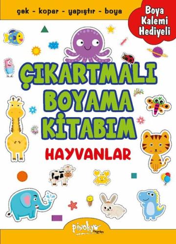 Çıkartmalı Boyama Hayvanlar Buçe Dayı