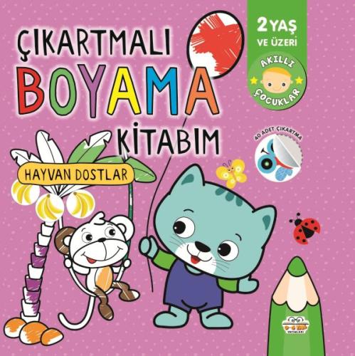 Çıkartmalı Boyama Kitabım Hayvan Dostlar Kolektif