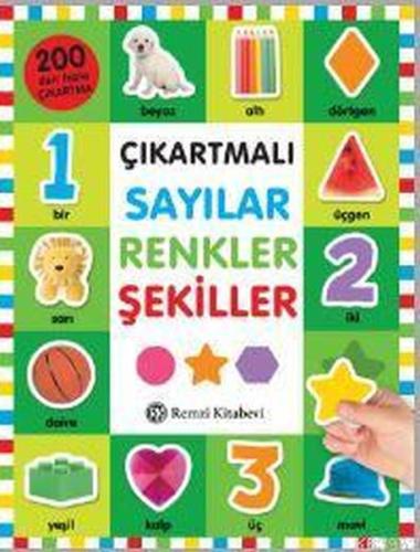 Çıkartmalı Sayılar Renkler Şekiller Kolektif