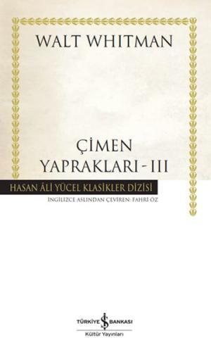 Çimen Yaprakları – III - Ciltli %31 indirimli Walt Whıtman