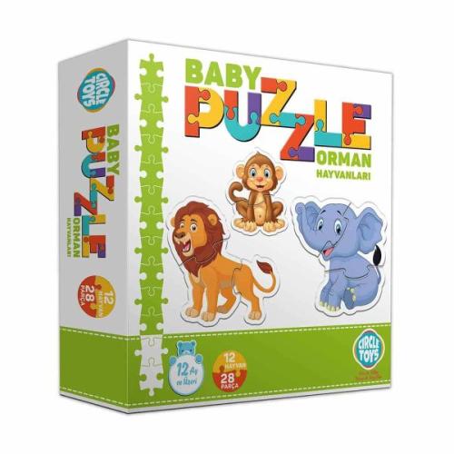 Circle Toys Baby Puzzle Orman Hayvanları