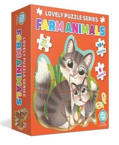 Circle Toys Lovely Puzzle Çiftlik Hayvanları