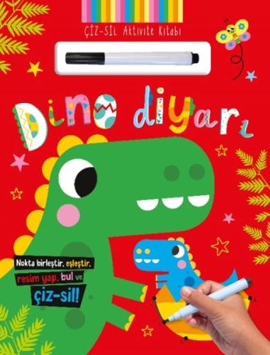 Çiz – Sil Aktivite Kitabı Dino Diyarı Kollektif