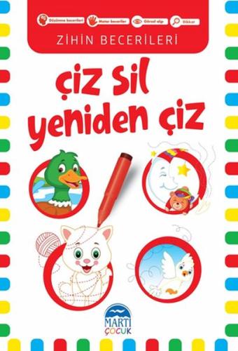 Çiz-Sil, Yeniden Çiz - Kırmızı %25 indirimli Komisyon