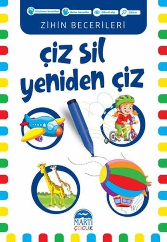 Çiz-Sil, Yeniden Çiz - Mavi %25 indirimli Komisyon