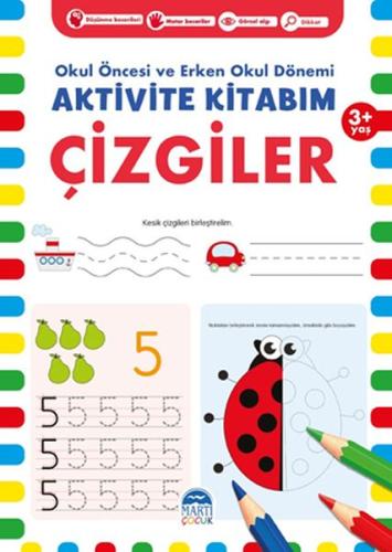 Çizgiler 3+ Yaş - Okul Öncesi ve Erken Okul Dönemi Aktivite Kitabım %3