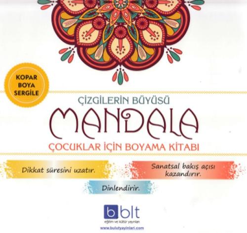 Çizgilerin Büyüsü Mandala Çocuklar İçin Boyama Kitabı Kolektif