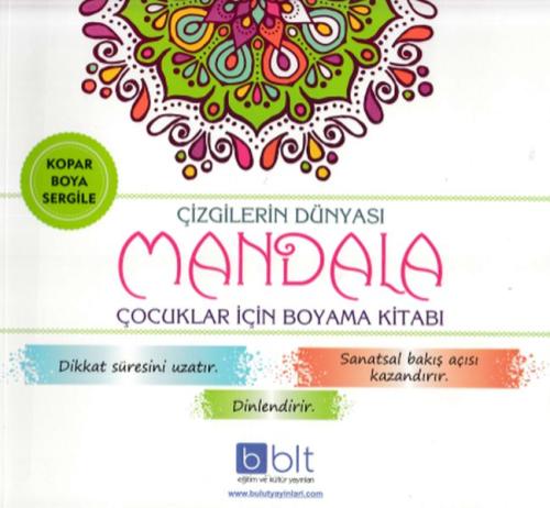 Çizgilerin Dünyası Mandala Çocuklar İçin Boyama Kitabı Kolektif