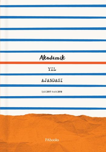 Çizgili Akademik Yıl Ajandası 2017-2018 Fatos Ayvaz