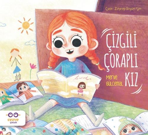 Çizgili Çoraplı Kız %19 indirimli Merve Gülcemal