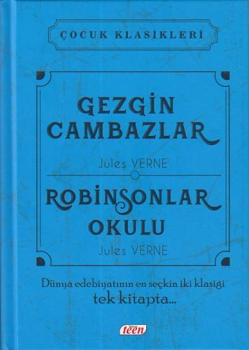 Çocuk Klasikleri - Gezgin Cambazlar - Robinsonlar Okulu (Ciltli) Jules