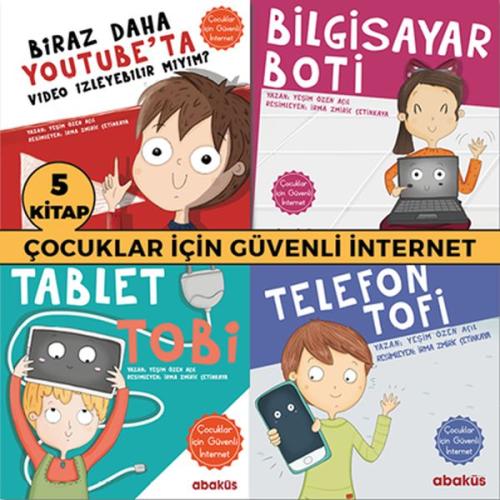 Çocuklar İçin Güvenli İnternet Seti - 5 Kitap Takım %20 indirimli Yeşi