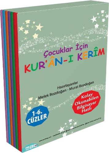 Çocuklar İçin Kur’an-ı Kerim 1- 6. Cüzler (6 Kitaplık Set) Murat Bozdo