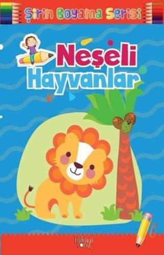 Çocuklar için Okul Öncesi Şirin Boyama Kitabı - Neşeli Hayvanlar %30 i