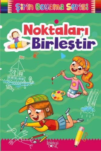 Çocuklar için Okul Öncesi Şirin Boyama Kitabı - Noktaları Birleştir %3