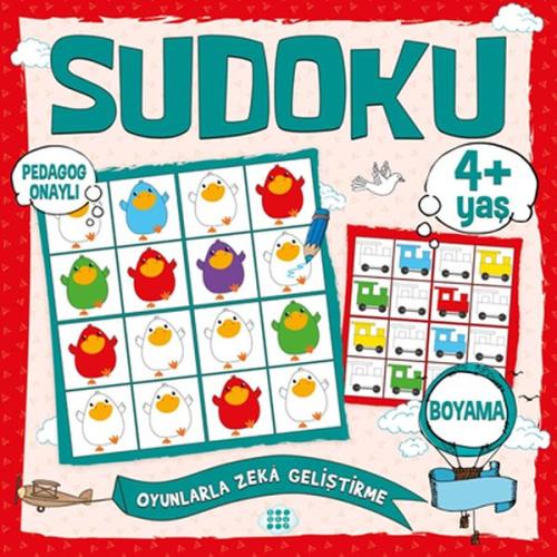 Çocuklar İçin Sudoku - Boyama (4+ Yaş) Kolektıf