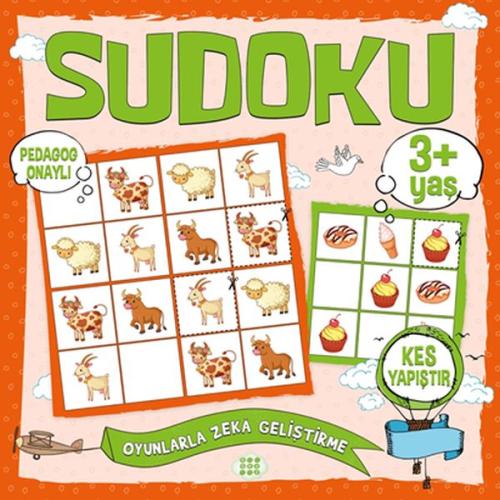 Çocuklar İçin Sudoku - Kes Yapıştır (3+ Yaş) Kolektıf