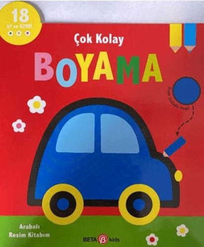 Çok Kolay Boyama Arabalı Resim Kitabım %15 indirimli Kolektif