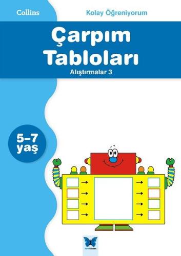 Collins kolay Öğreniyorum - Çarpım Tabloları Alıştırmalar 3 (5-7 Yaş) 