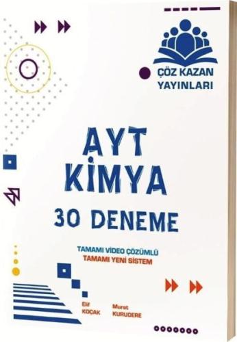 Çöz Kazan AYT Kimya 30 lu Deneme Sınavı (Yeni) %20 indirimli Murat Kur